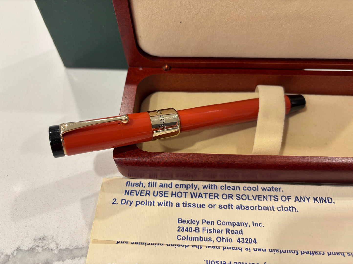 Bexley Deluxe Orange Limited Edition 113/250 (Circa 1994) - Fountain Pen