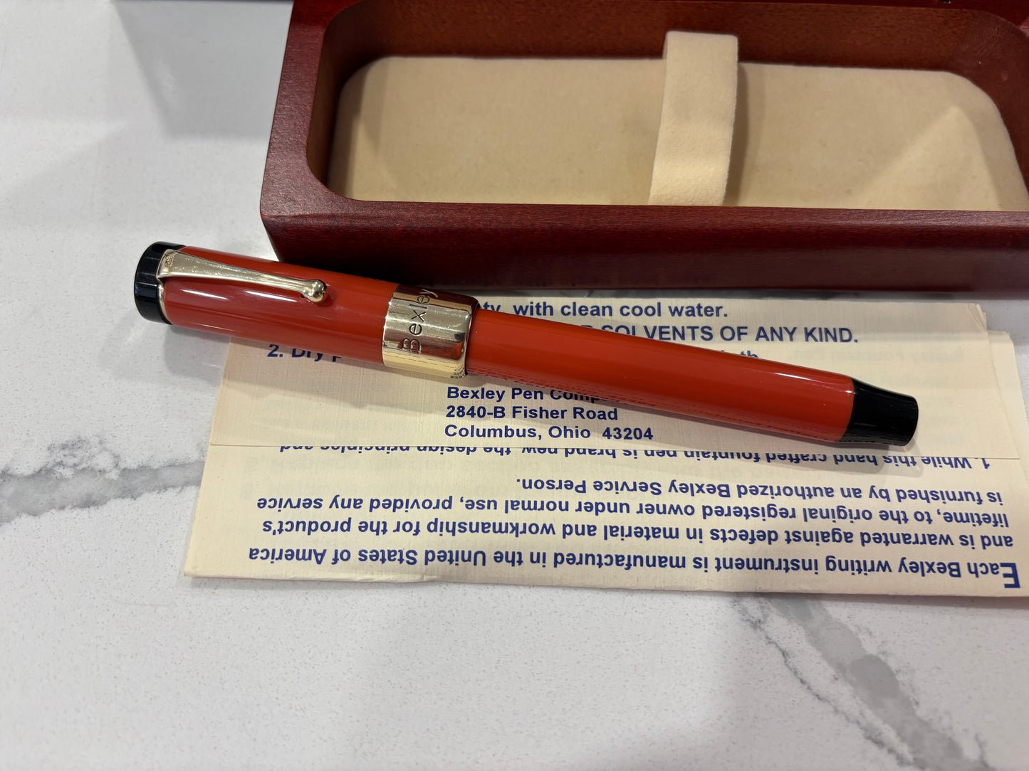 Bexley Deluxe Orange Limited Edition 113/250 (Circa 1994) - Fountain Pen