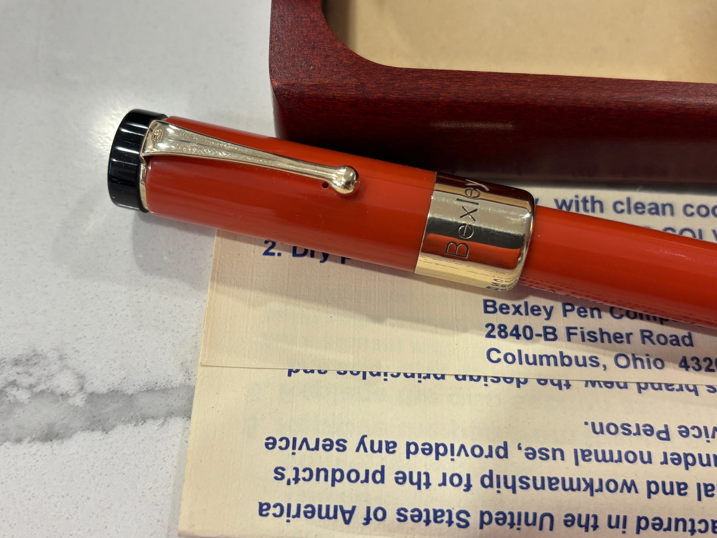 Bexley Deluxe Orange Limited Edition 113/250 (Circa 1994) - Fountain Pen
