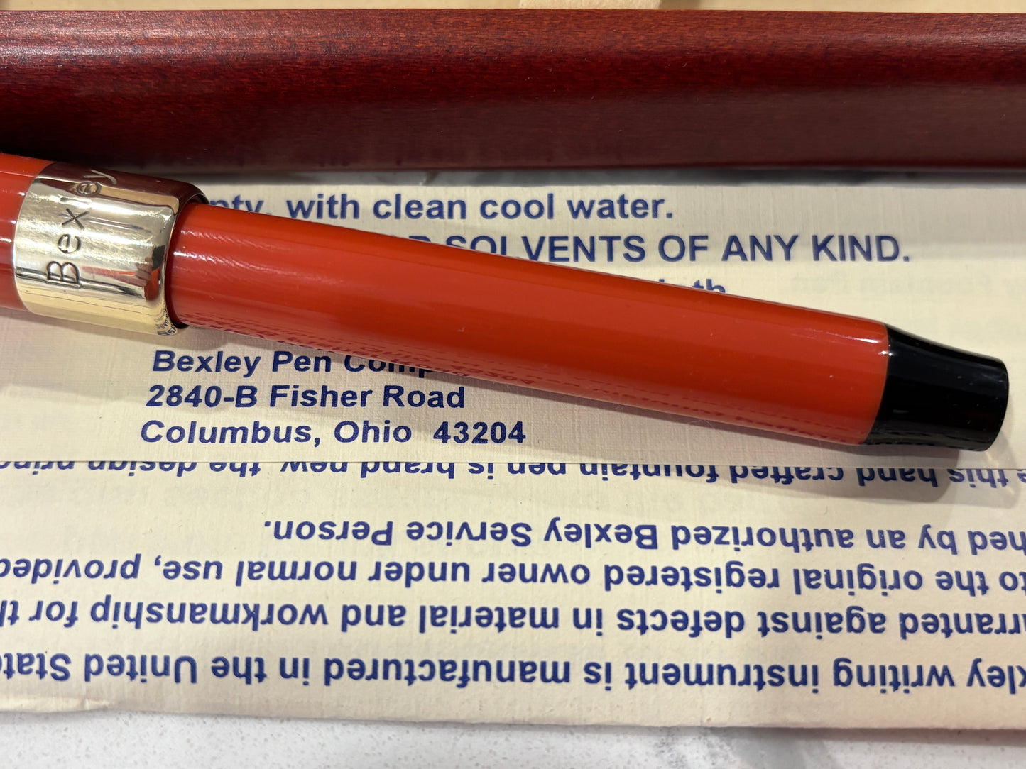 Bexley Deluxe Orange Limited Edition 113/250 (Circa 1994) - Fountain Pen