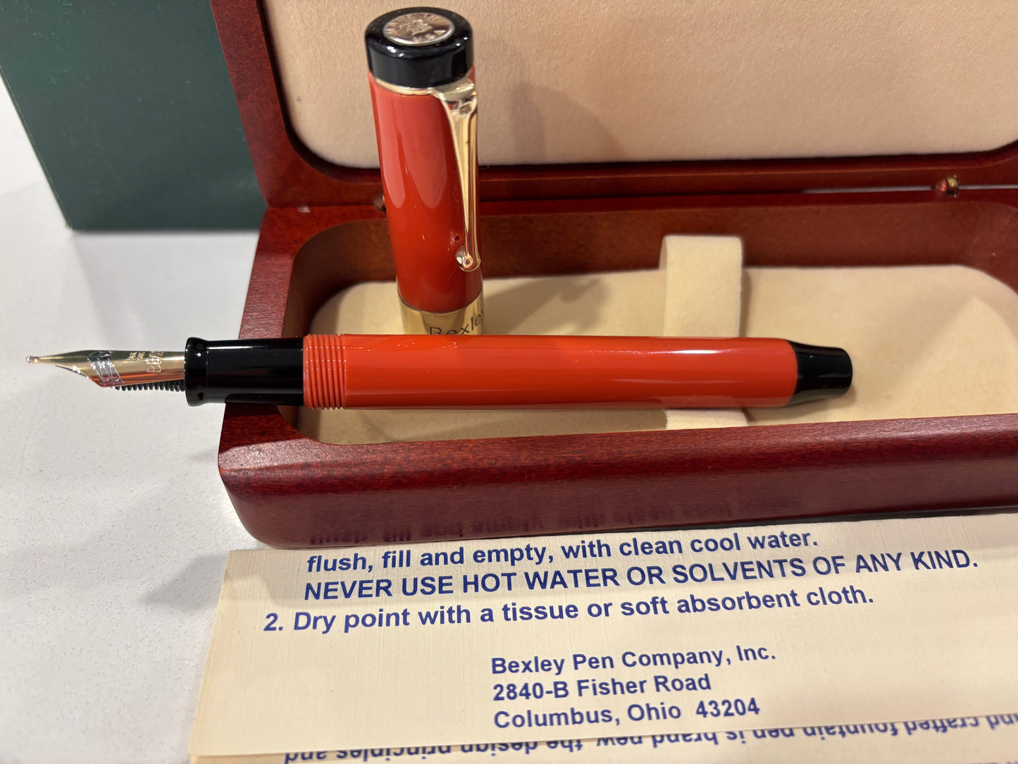 Bexley Deluxe Orange Limited Edition 113/250 (Circa 1994) - Fountain Pen