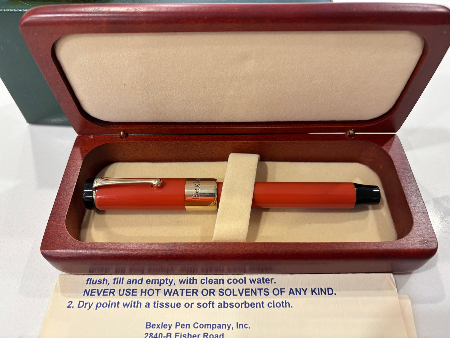 Bexley Deluxe Orange Limited Edition 113/250 (Circa 1994) - Fountain Pen