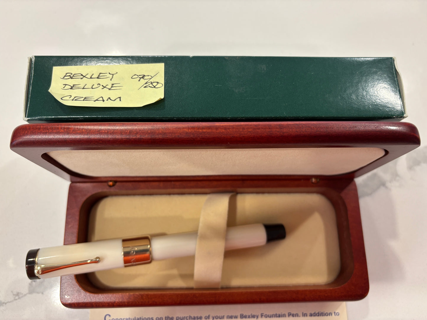 Bexley Deluxe Cream Limited Edition 070/250 (Circa 1994) - Fountain Pen