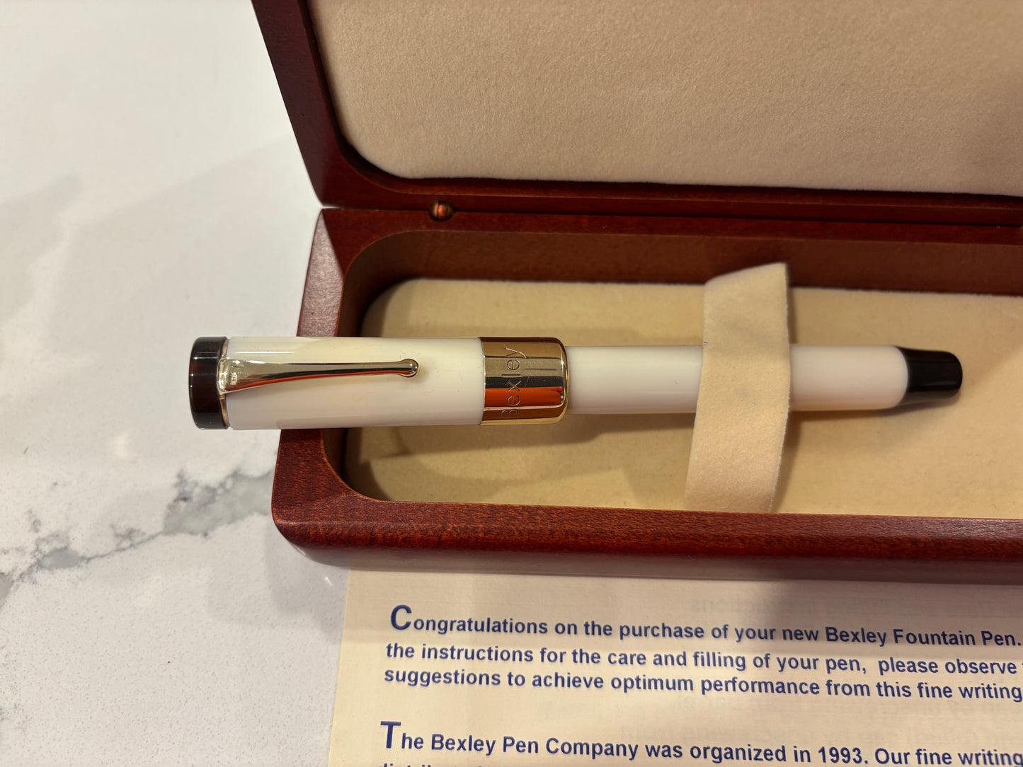 Bexley Deluxe Cream Limited Edition 070/250 (Circa 1994) - Fountain Pen