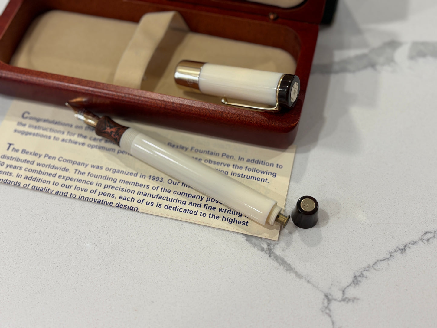 Bexley Deluxe Cream Limited Edition 070/250 (Circa 1994) - Fountain Pen