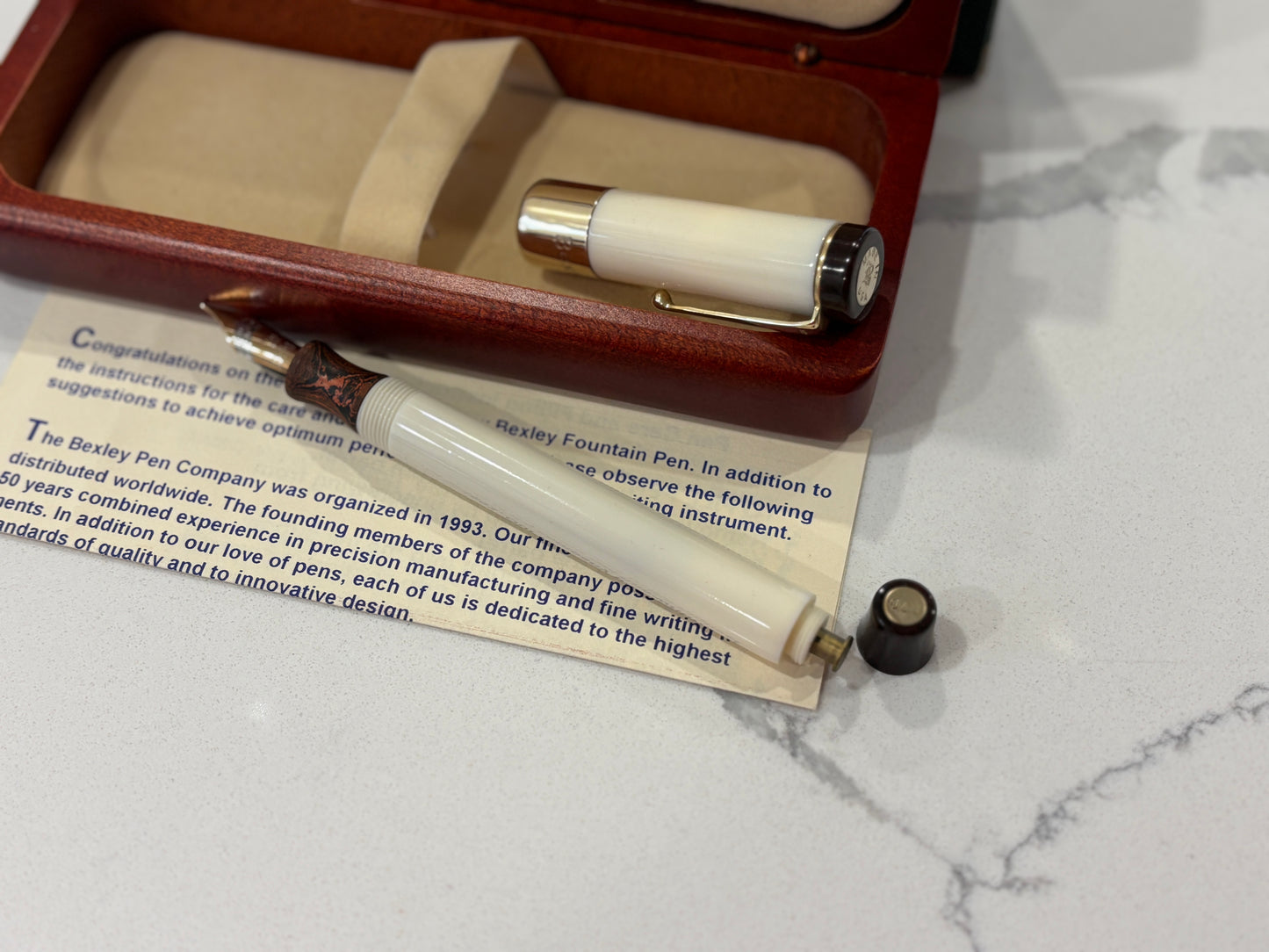 Bexley Deluxe Cream Limited Edition 070/250 (Circa 1994) - Fountain Pen