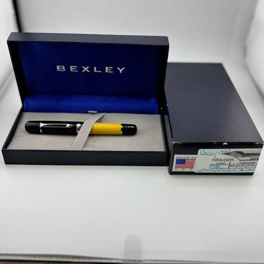 Bexley Poseidon Yellow Mandarin Silver Exclusive Nibs.com (Circa 2008) - Fountain Pen