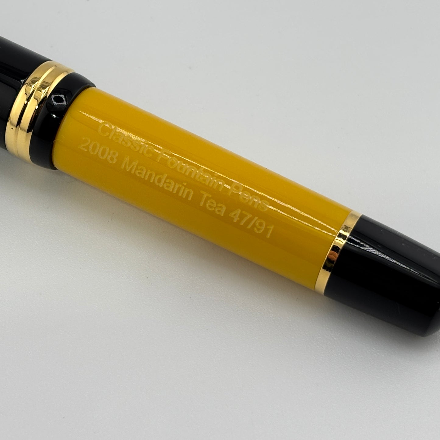 Bexley Poseidon Yellow Mandarin Gold Exclusive Nibs.com (Circa 2008) - Fountain Pen