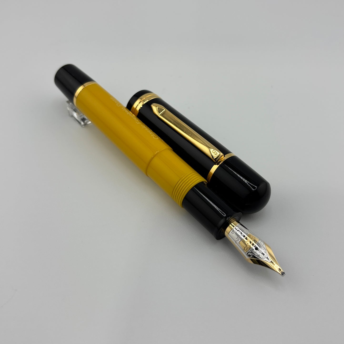 Bexley Poseidon Yellow Mandarin Gold Exclusive Nibs.com (Circa 2008) - Fountain Pen