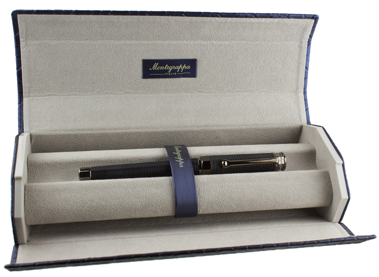 Montegrappa NeroUno Linea Chrome Trim