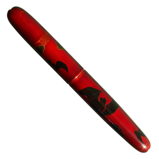 Nakaya 17mm Portable Cigar Bat in Kuro-tamenuri