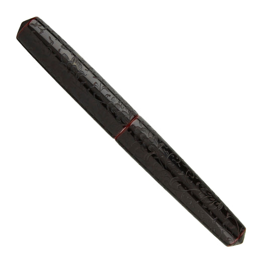 Nakaya Piccolo Cigar Housoge Kuro-tamenuri Charcoal