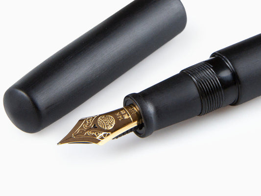 Nakaya Piccolo Cigar Matte Black Hairline