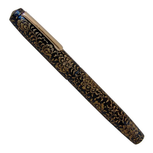 Nakaya Piccolo Writer Chinkin Housoge Black Gold