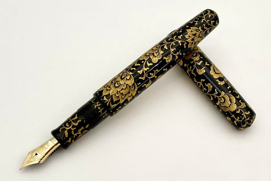 Nakaya Piccolo Writer Chinkin Housoge Black Gold