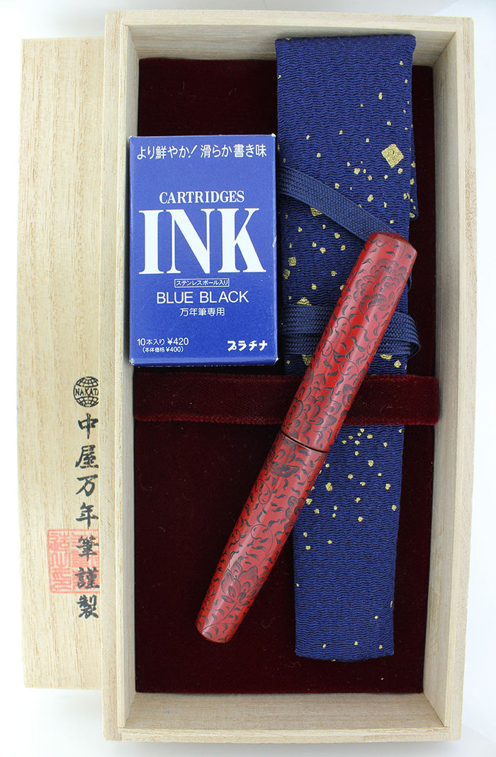 Nakaya Piccolo Writer Chinkin Housoge Shu Charcoal