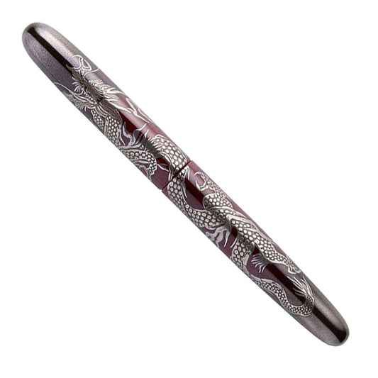 Nakaya Portable Cigar Silver Bokashi Ascending Dragon