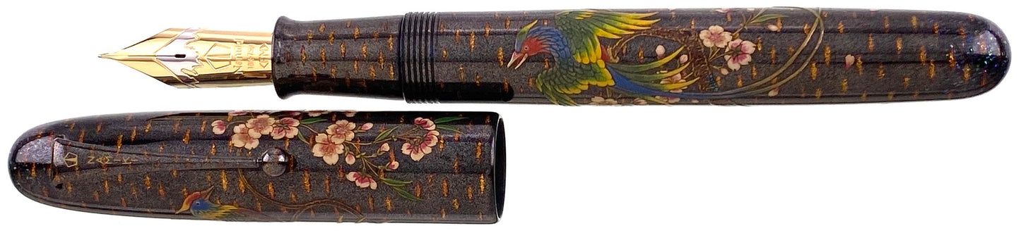 Namiki Emperor Emperor Rakucho Birds and Weeping Cherry Blossom