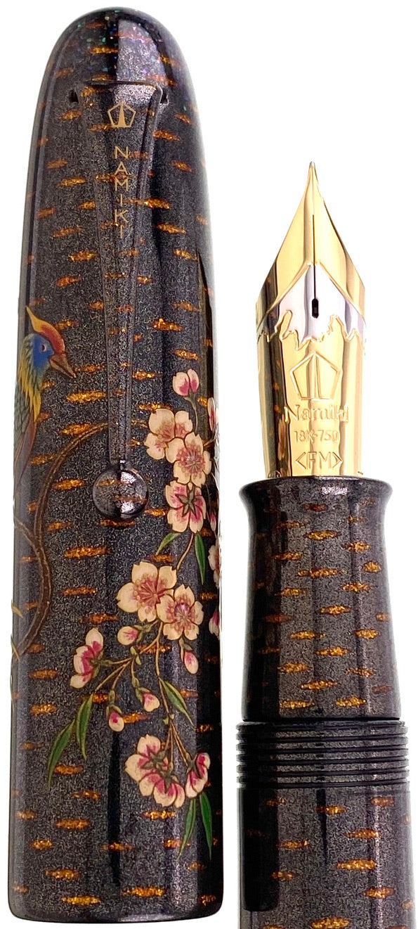 Namiki Emperor Emperor Rakucho Birds and Weeping Cherry Blossom