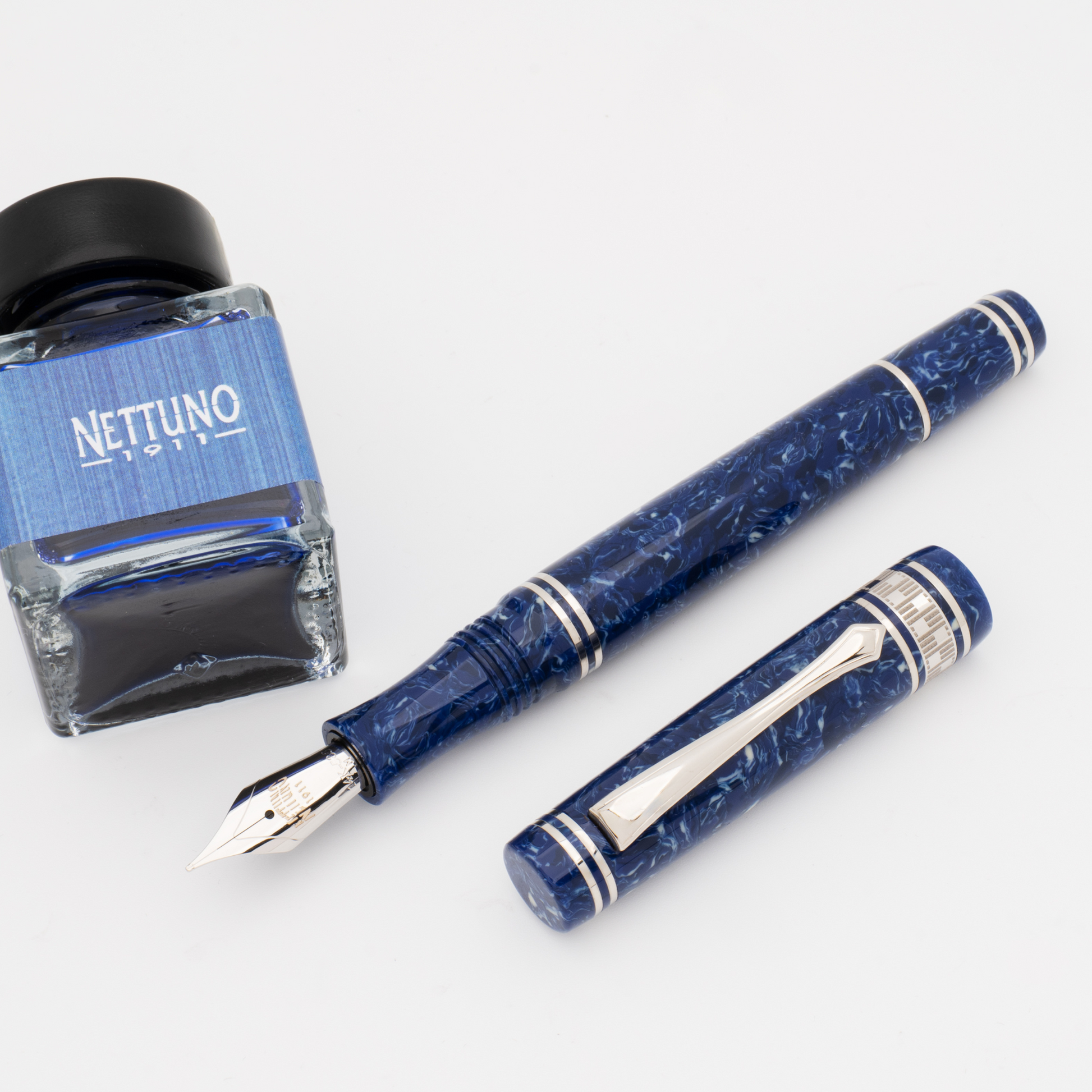 Nettuno Superba Sapphire Blue Fountain Pen