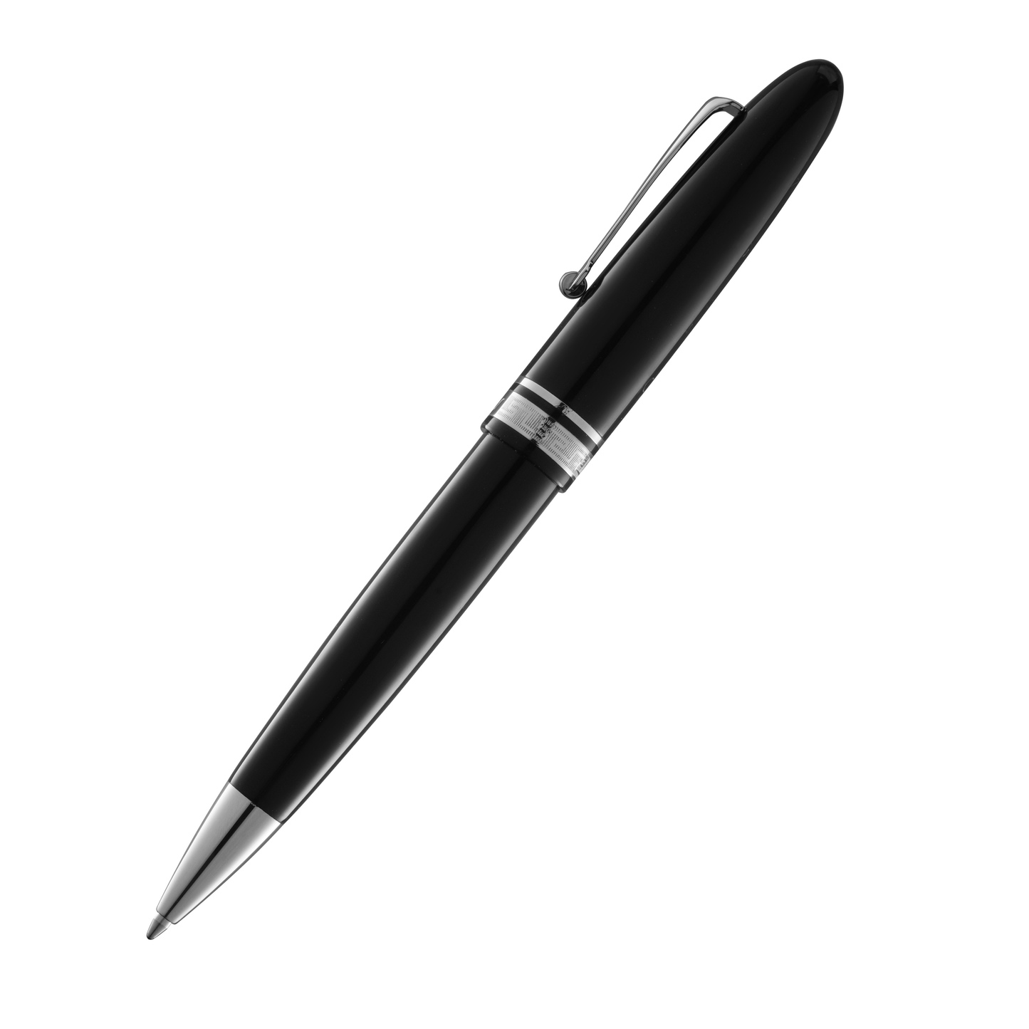 OMAS Ogiva Nera Rhodium - Ballpoint