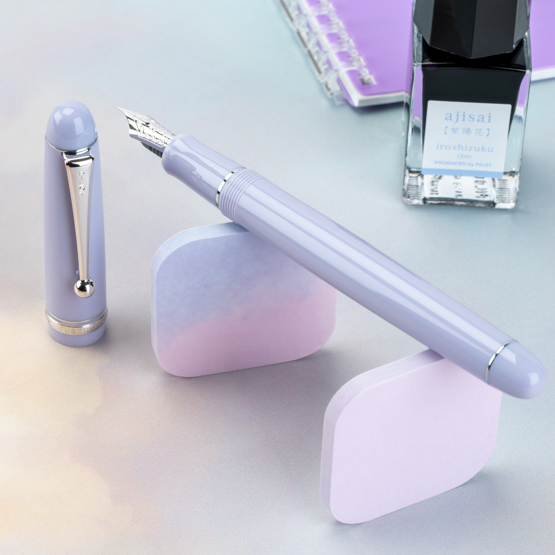 Pilot Custom 74 Lavender Fog Fountain Pen Collection