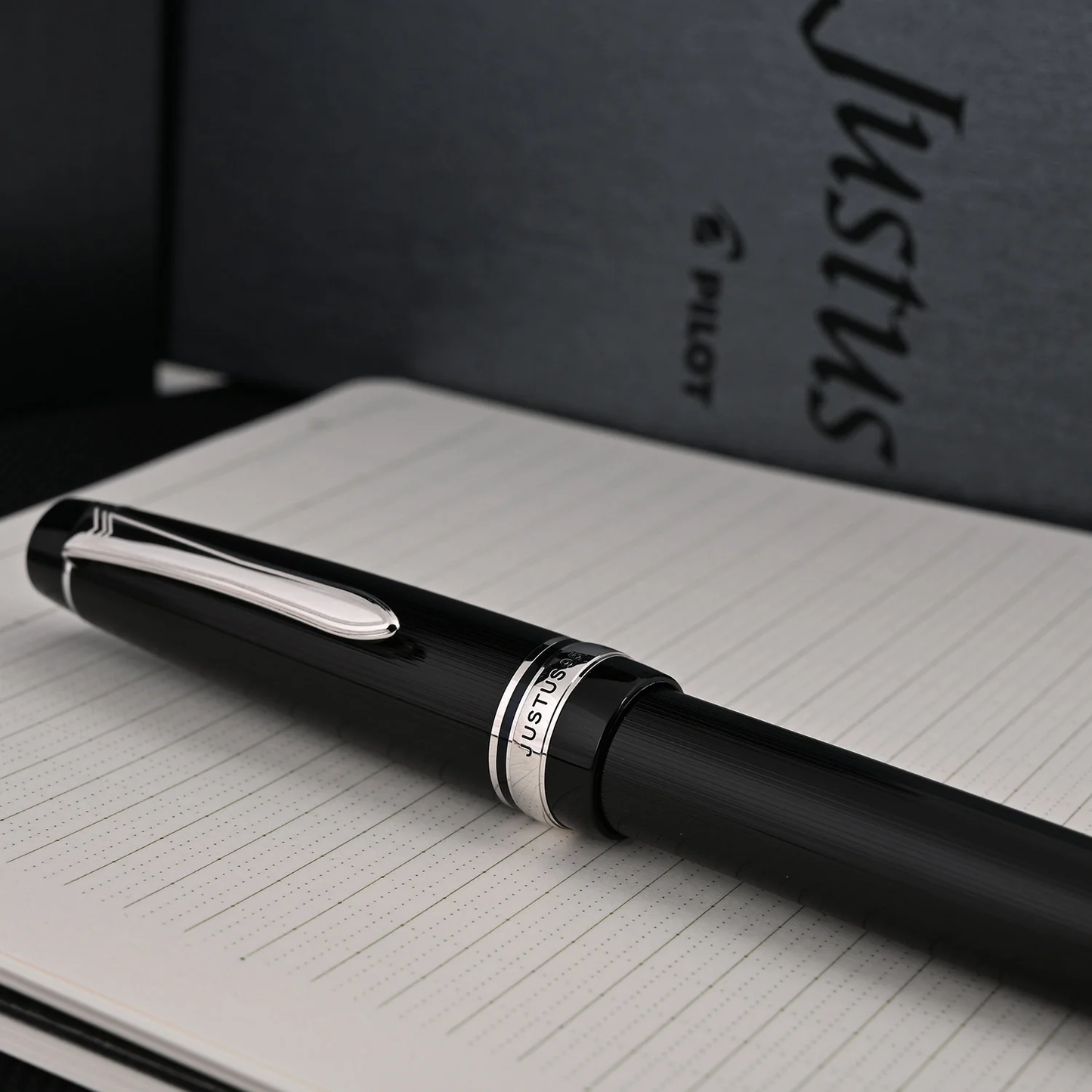 Pilot Justus 95 Black Rhodium - Fountain Pen