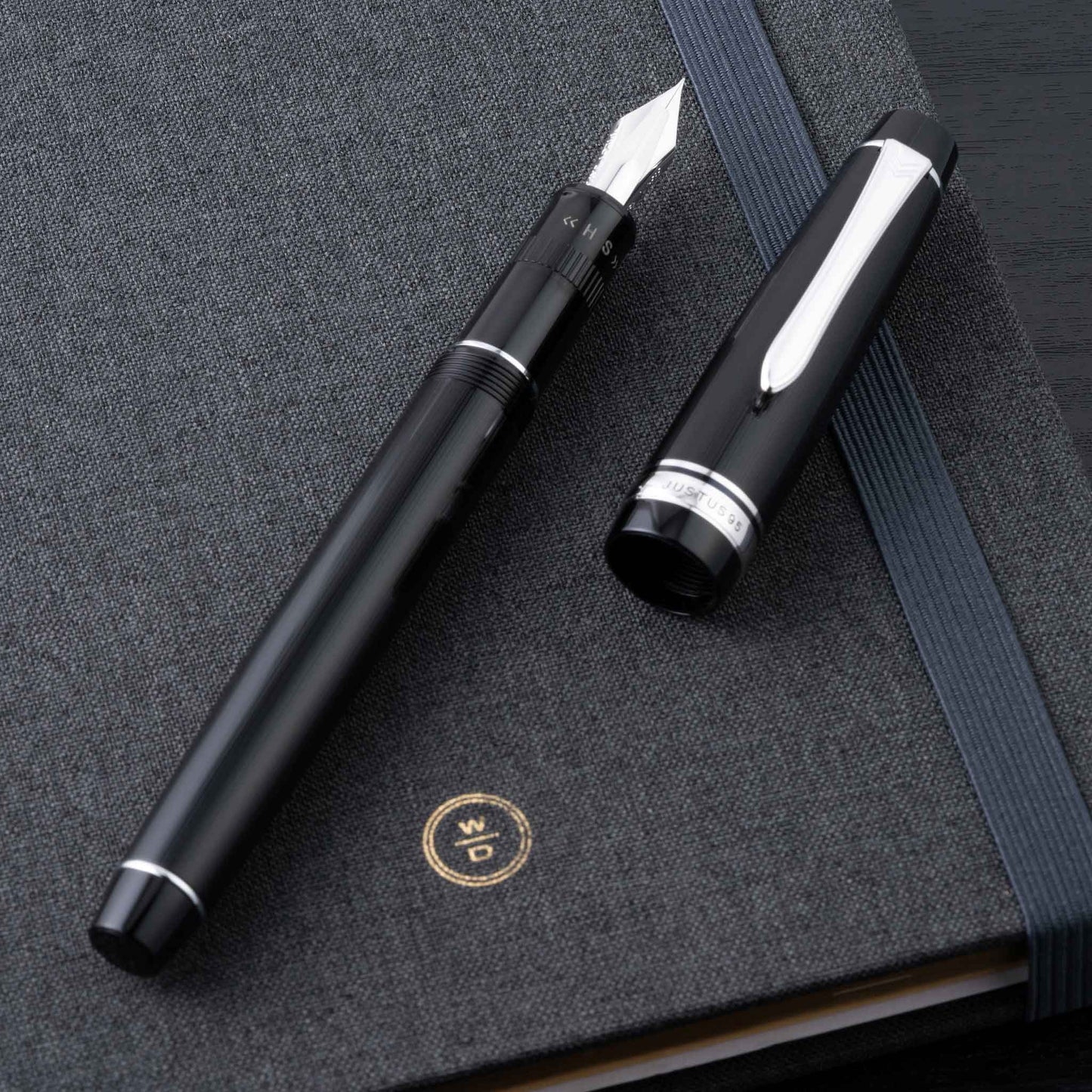 Pilot Justus 95 Black Rhodium - Fountain Pen