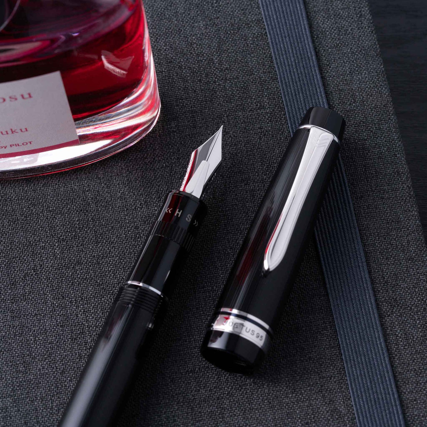 Pilot Justus 95 Black Rhodium - Fountain Pen
