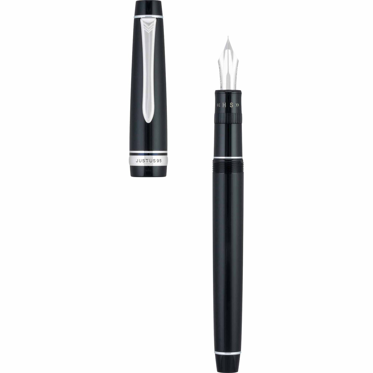 Pilot Justus 95 Black Rhodium - Fountain Pen