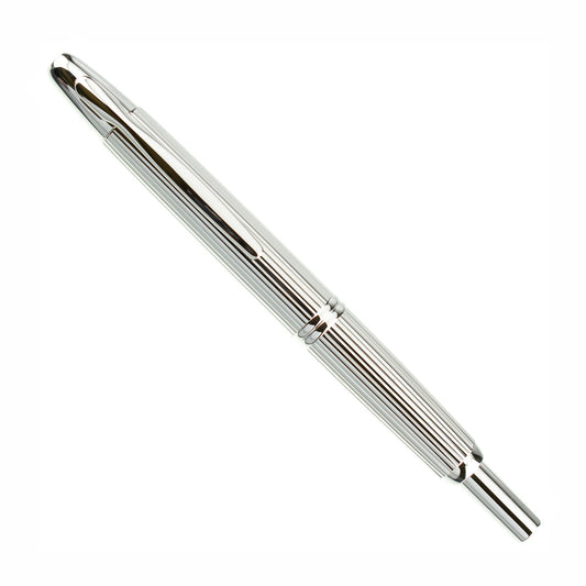 Pilot Vanishing Point Silver Stripes - Fountain Pen