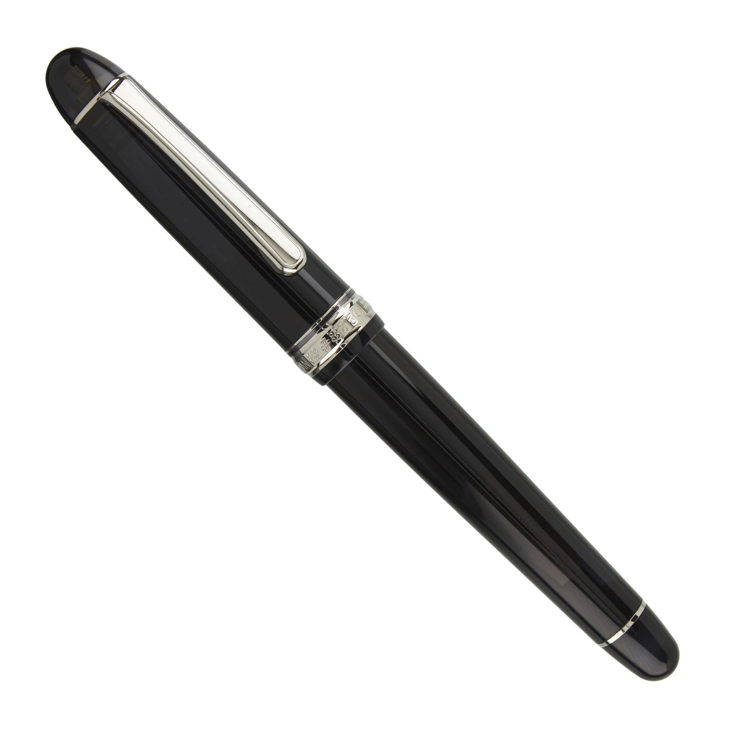 Platinum 3776 Century Black Diamond Rhodium