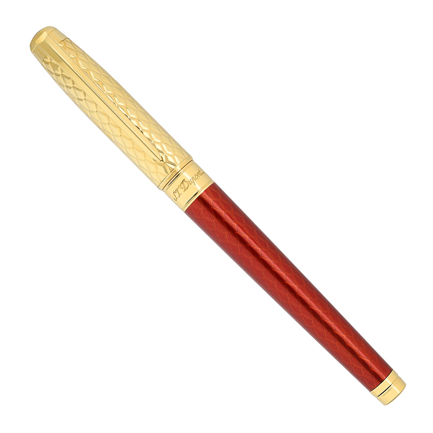 S.T. Dupont Line D Eternity Burgundy & Gold