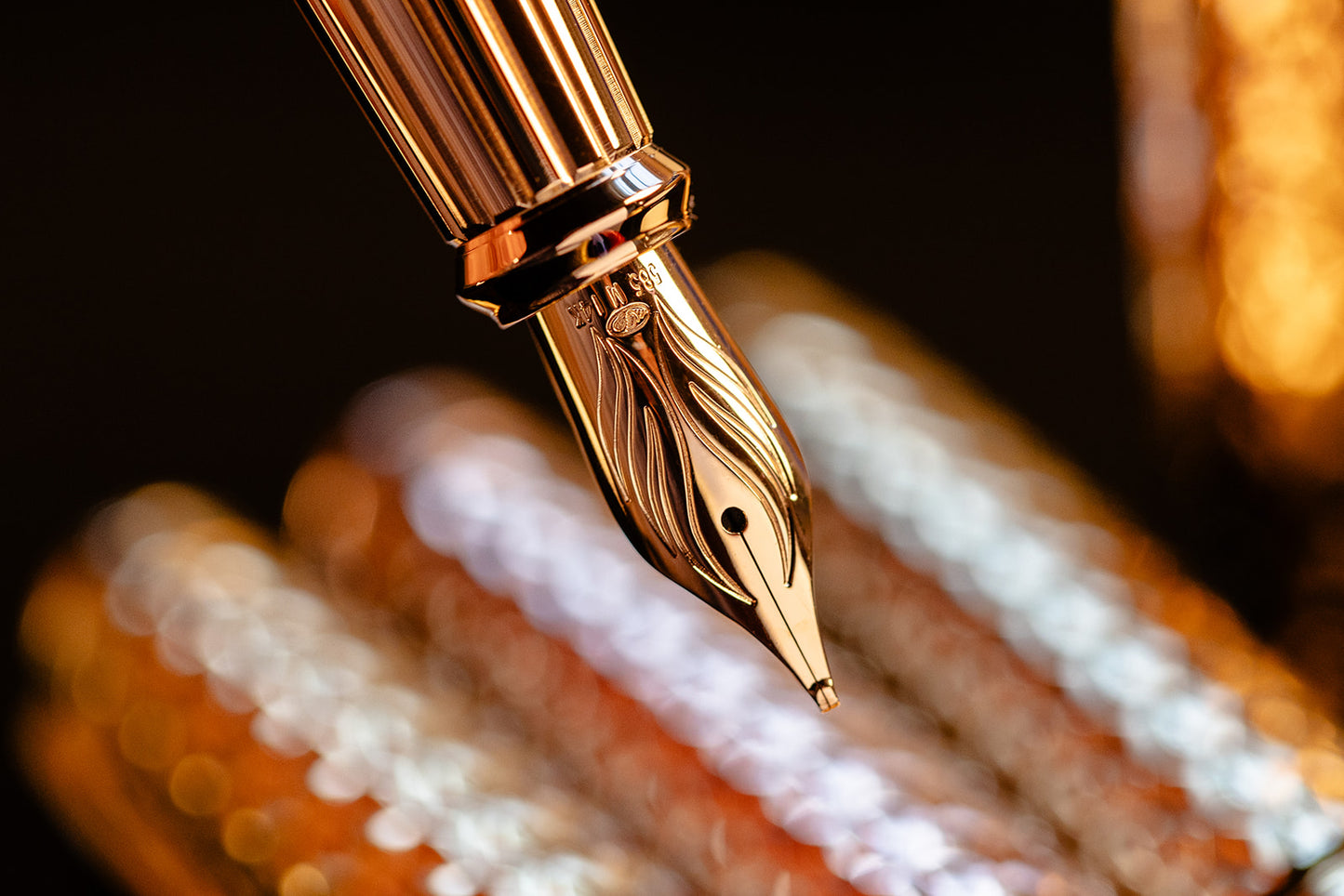 S.T. Dupont Line D Eternity Burgundy & Gold