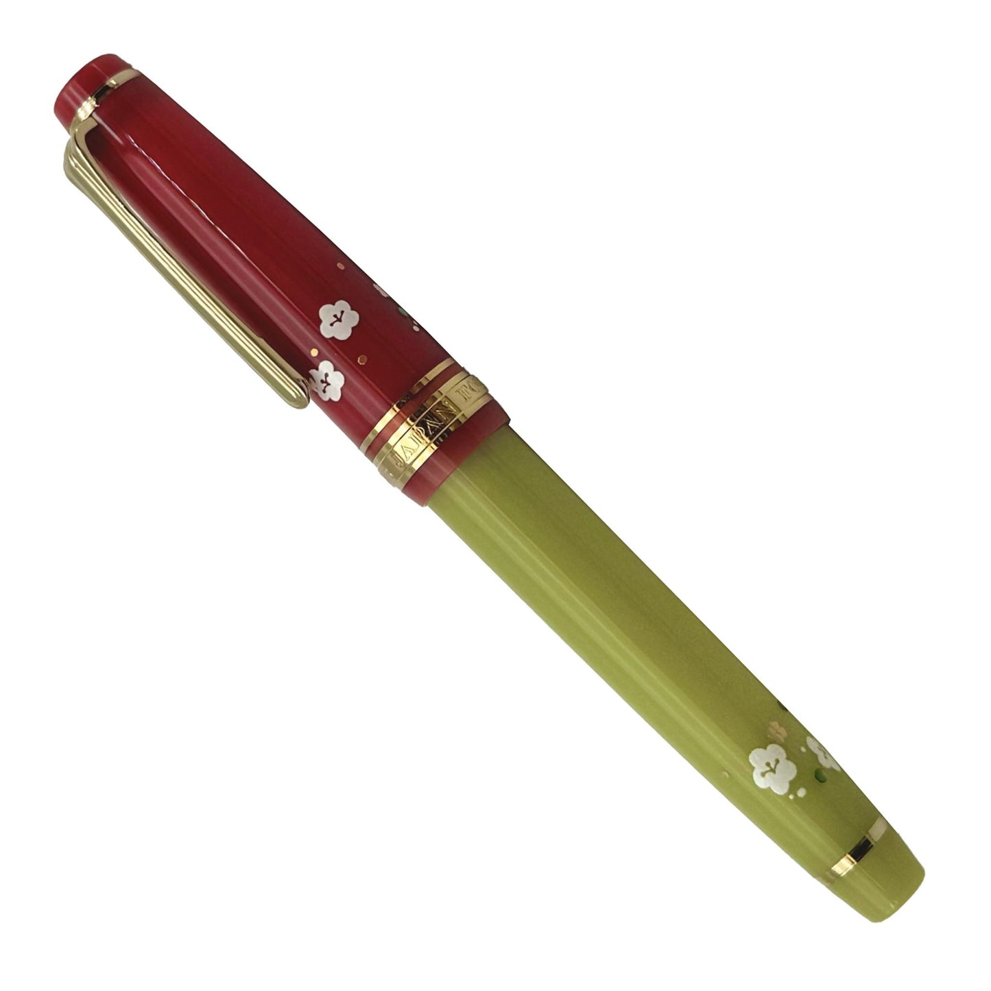 Sailor Pro Gear Slim Princess Raden Uguisu Set (w/Ink Shikiori) Limited Edition - Fountain Pen (14k Nib)