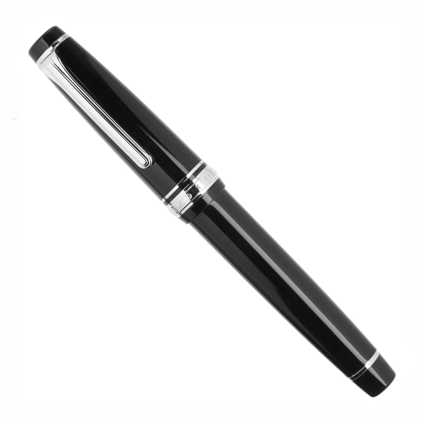 Sailor Pro Gear Black w/Rhodium Plated Trim Bicolor - Fountain Pen (21Kt Nib)