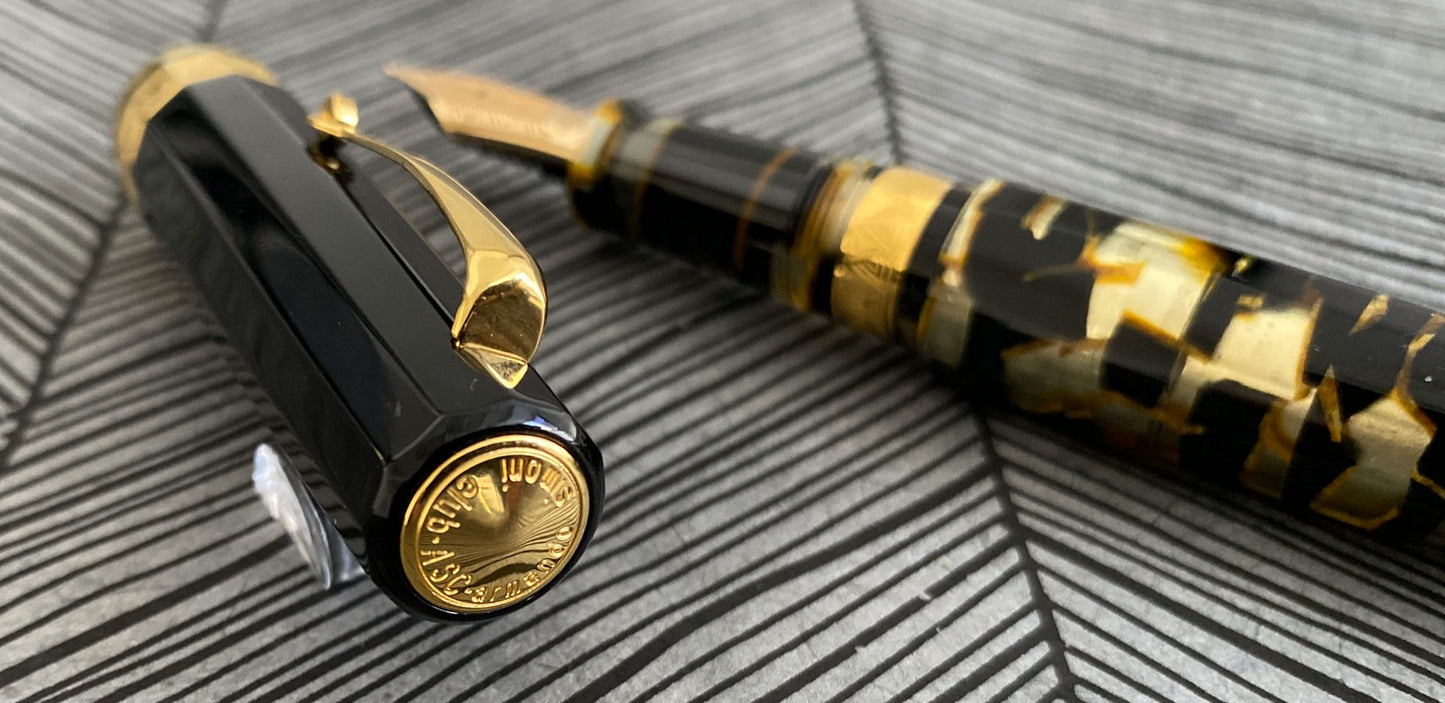 ASC Gladiatore Medio Bespoke Black Lucens Celluloid