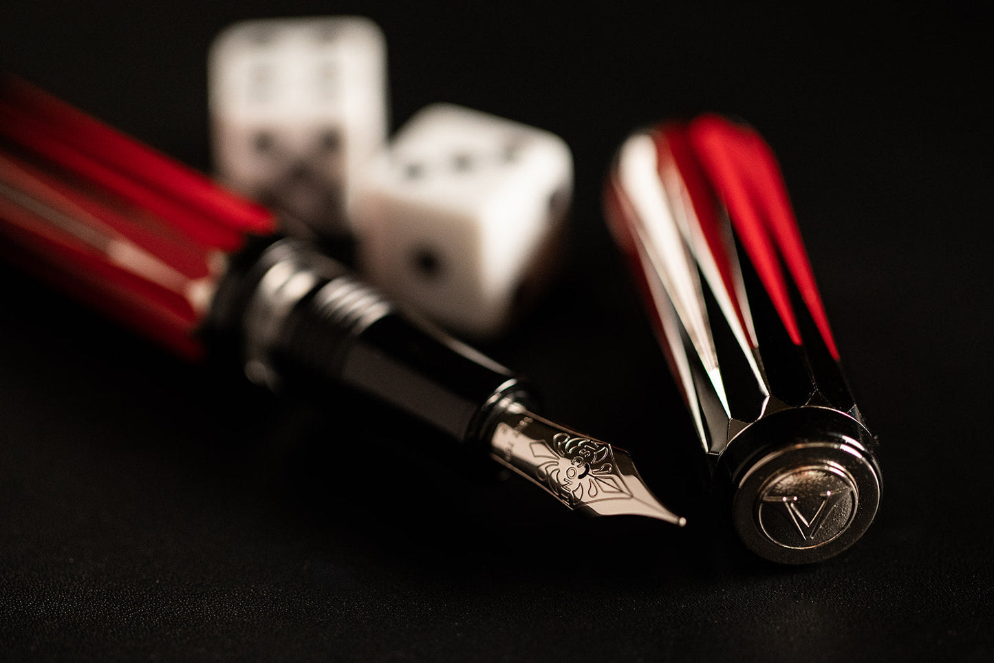 Visconti Backgammon w/Doubling Cube - Fountain Pen