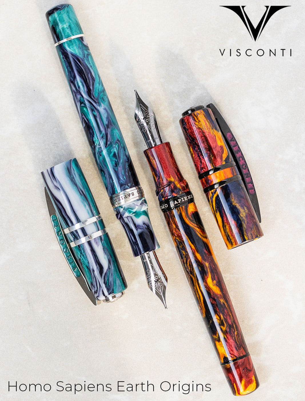 Visconti Homo Sapiens Earth Origins Fire - Fountain Pen