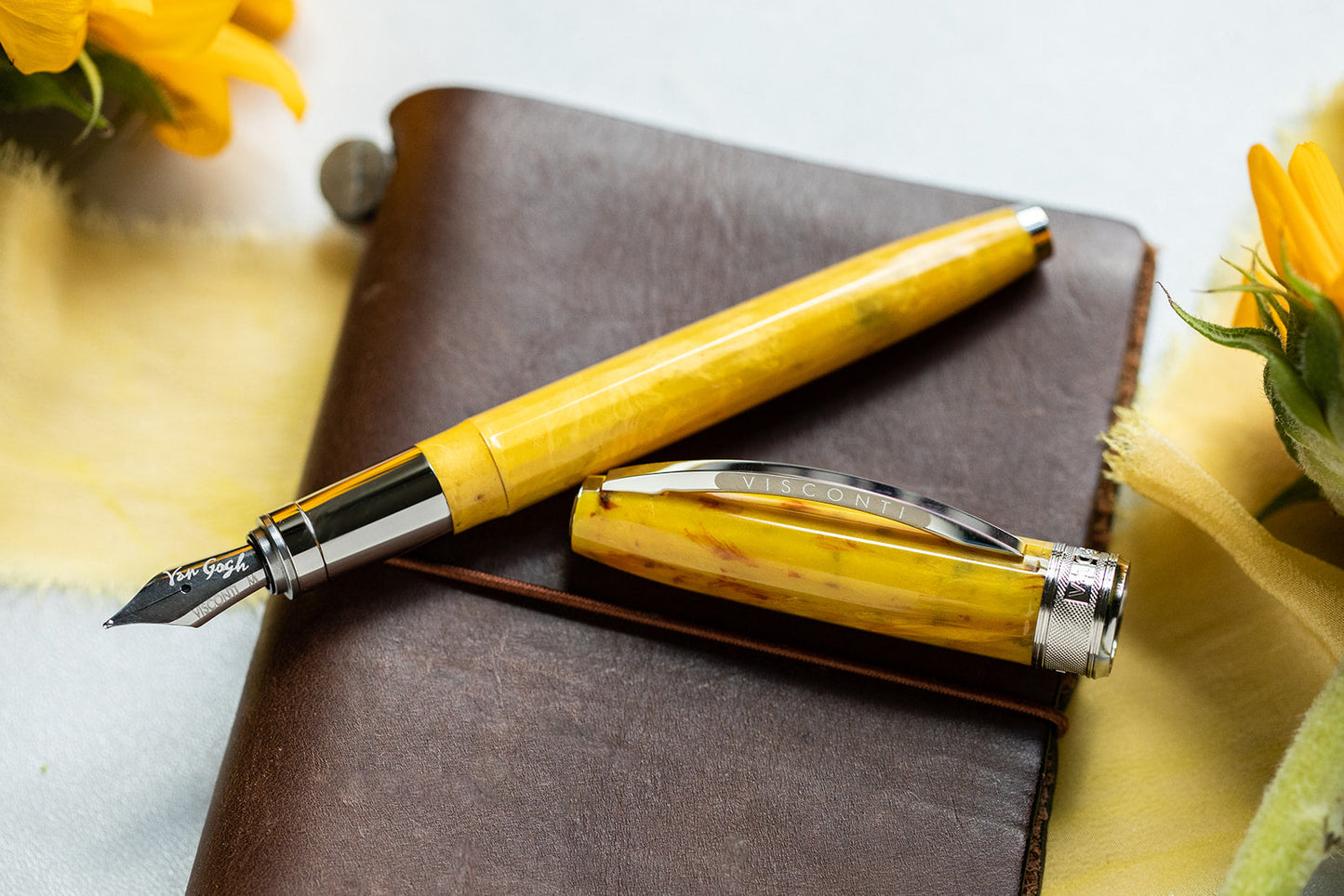 Visconti Van Gogh Impressionist Sunflowers - Fountain Pen