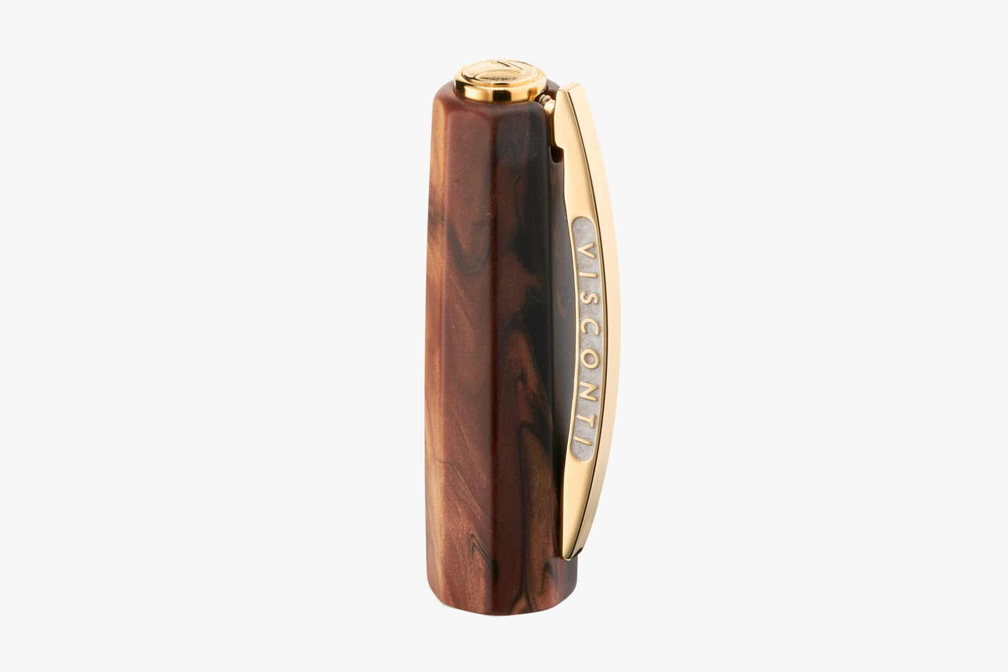 Visconti Medici Briarwood w/Gold Trim - Fountain Pen