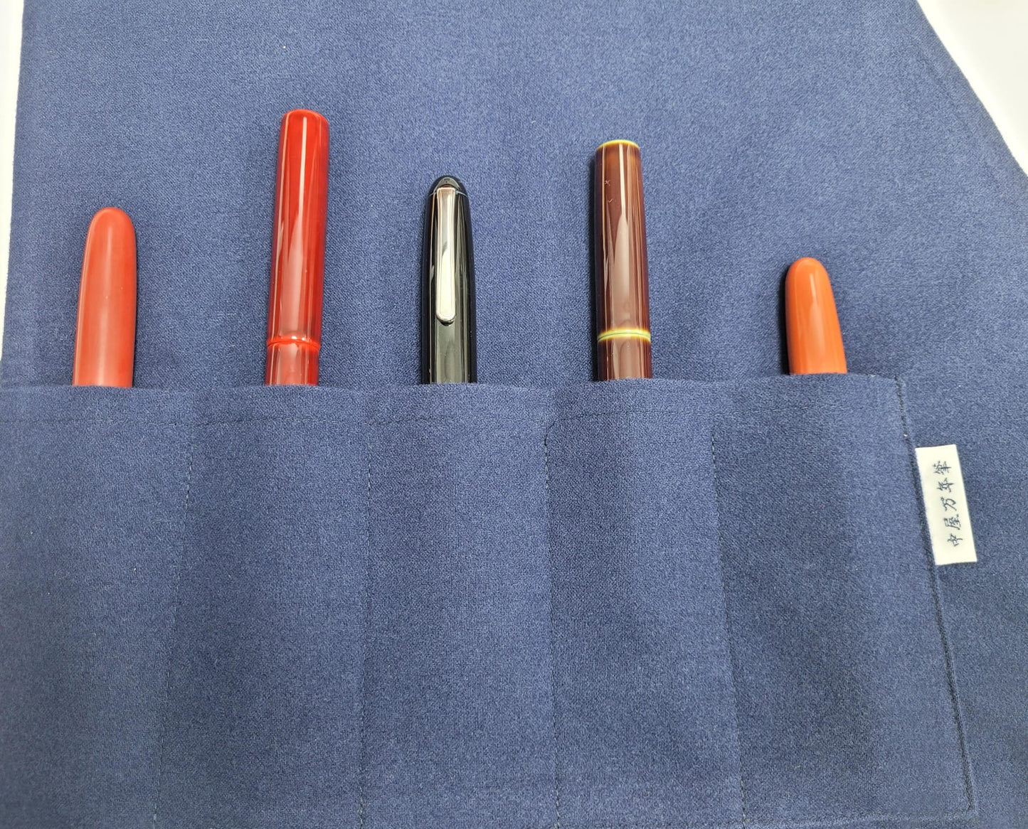 Nakaya Kyoto Nishijin-ori Quintuple Pen Pouch
