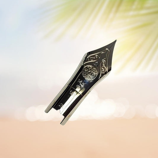 Nakaya 14k Gold Pre-Customized Standalone Nib (Rhodium) - EOS Nib Sale