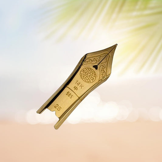 Nakaya 14k Gold Pre-Customized Standalone Nib (Yellow Gold) - EOS Nib Sale