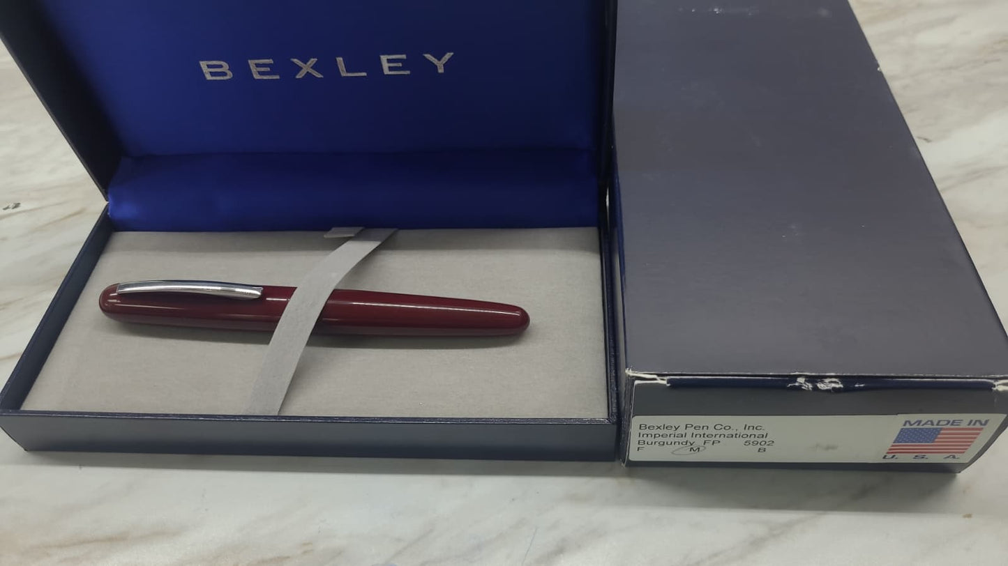 Bexley Imperial International Burgundy Steel Nib - Fountain Pen
