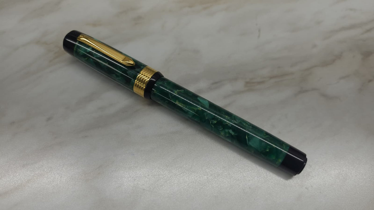 Bexley Patriarch Collection Green Steel Nib - Fountain Pen