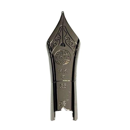 Nakaya 14k Black Ruthenium Single-Tone Standalone Nib