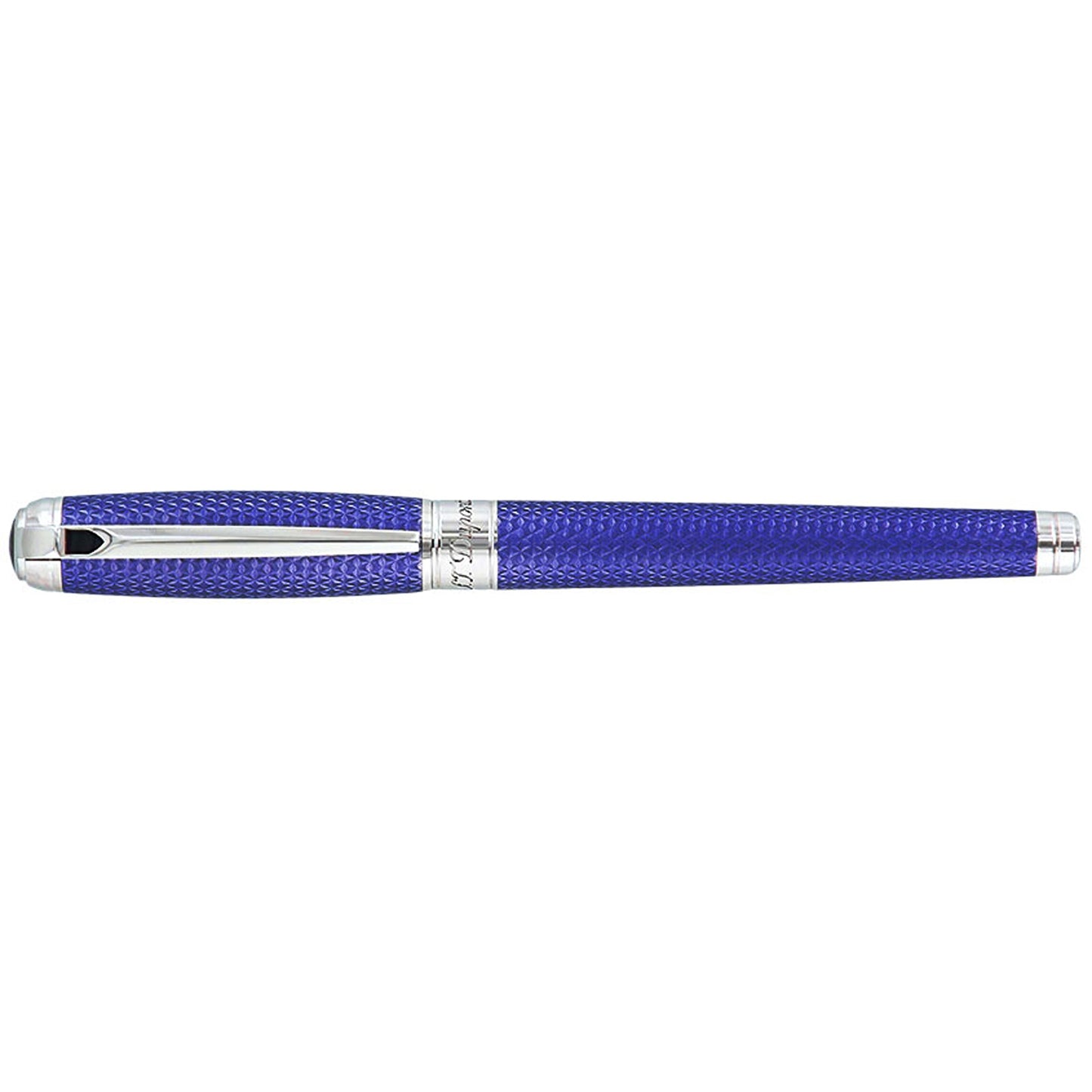 S.T. Dupont Line D Large Firehead Guilloché Ocean Blue