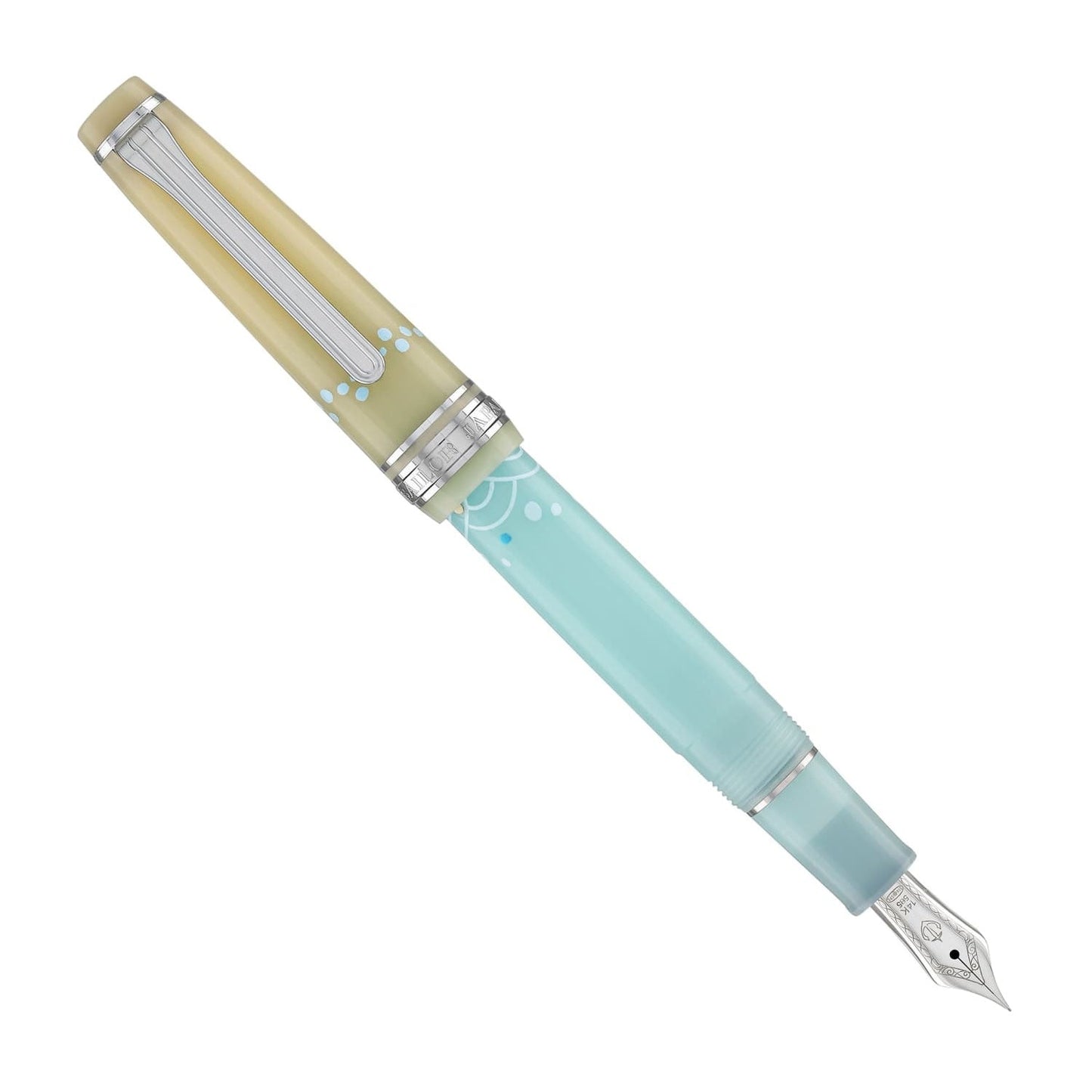 Sailor Pro Gear Slim Princess Raden Koto Set (w/Ink Shikiori) Limited Edition - Fountain Pen (14kt Nib)