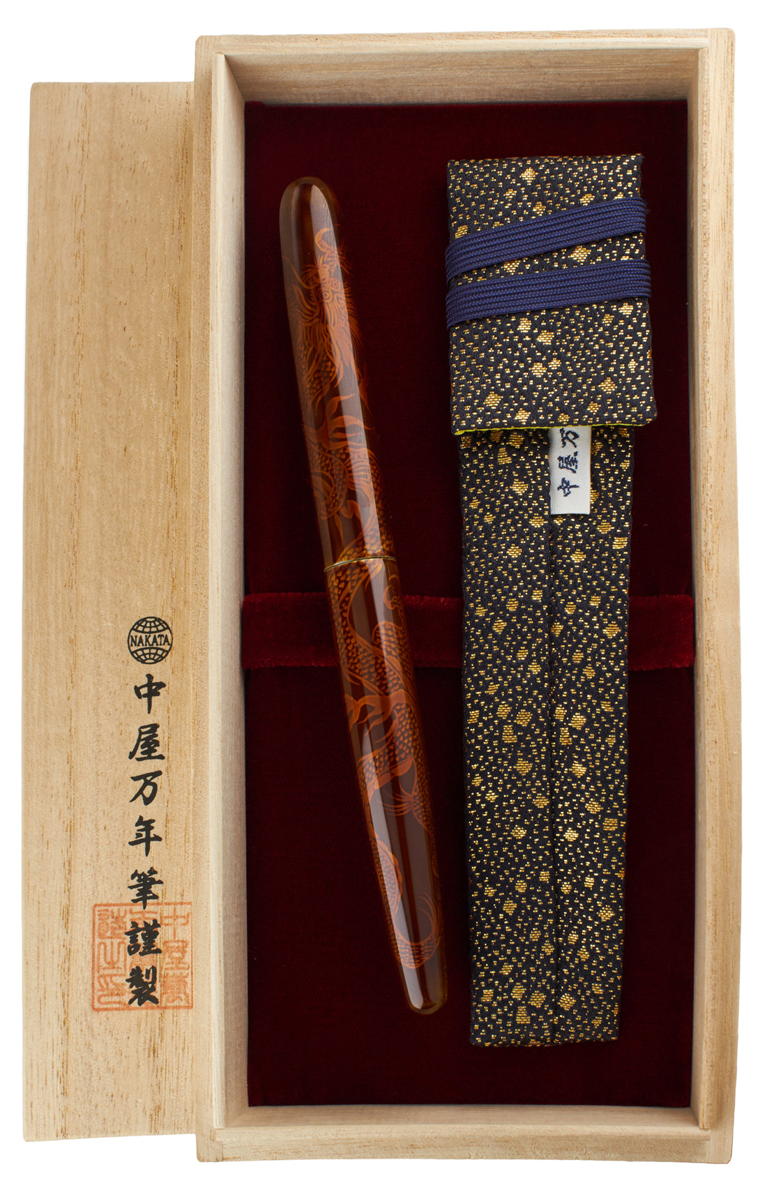 Nakaya Long Cigar Ascending Dragon Heki-tamenuri - nibs.com